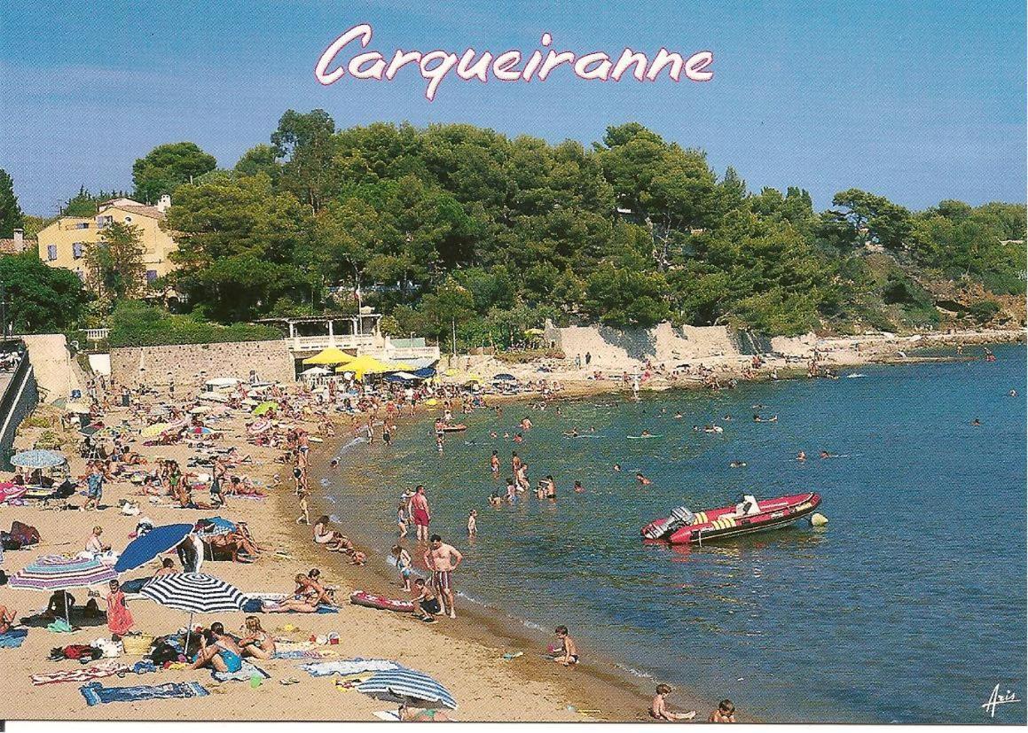Studio Climatise. Proche Parking, Commerces Et Mer Apartment Carqueiranne Bagian luar foto